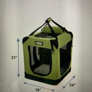 EliteField 3-Door Collapsible Soft-Sided Dog Crate